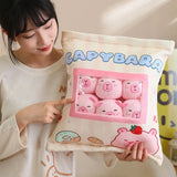 Capy Snack Buddies Peekaboo Plush Set