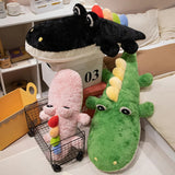 SnuggleGator Jumbo Crocodile Plushie