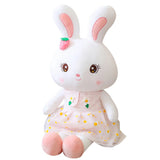 Daisy Dress Bunnies, Sweet Plush Rabbits in Floral Skirts