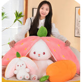 Berry Buns, Transforming Strawberry & Carrot Bunny Plush