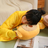 Cozy Capy Taiyaki, 3-in-1 Plush Pillow, Blanket & Hand Warmer
