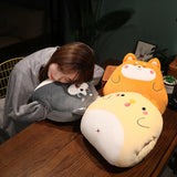PillowPuff Snuggle Critter Blanket Plush Set