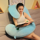 SnuggleZoo Giant C-Shaped Animal Plush Pillow