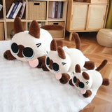 Big-Eyed Siamese Cat Stuffed Animal Plush