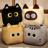 Tofu Cat Plushies - Soft & Squishy Cube Companions