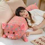 Piggy Bloom Floral & Fluffy Plush Pillows