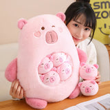 Capy Snuggle Bag Peekaboo Plush Set