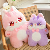 Big-Eyed Bowtie Kittens Plush Stuffed Animal
