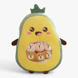 Snack Squeeze Fruits Peekaboo Plush Set