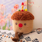Party Puff Cakes, Kawaii Dessert Plush Buddies