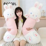 Striped Bunny Plush Pillows