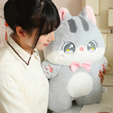 Big-Eyed Bowtie Kittens Plush Stuffed Animal