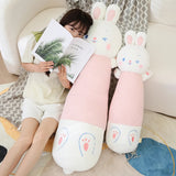 Striped Bunny Plush Pillows