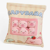 Capy Snack Buddies Peekaboo Plush Set