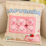 Capy Snack Buddies Peekaboo Plush Set