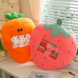 Snack Squeeze Fruits Peekaboo Plush Set