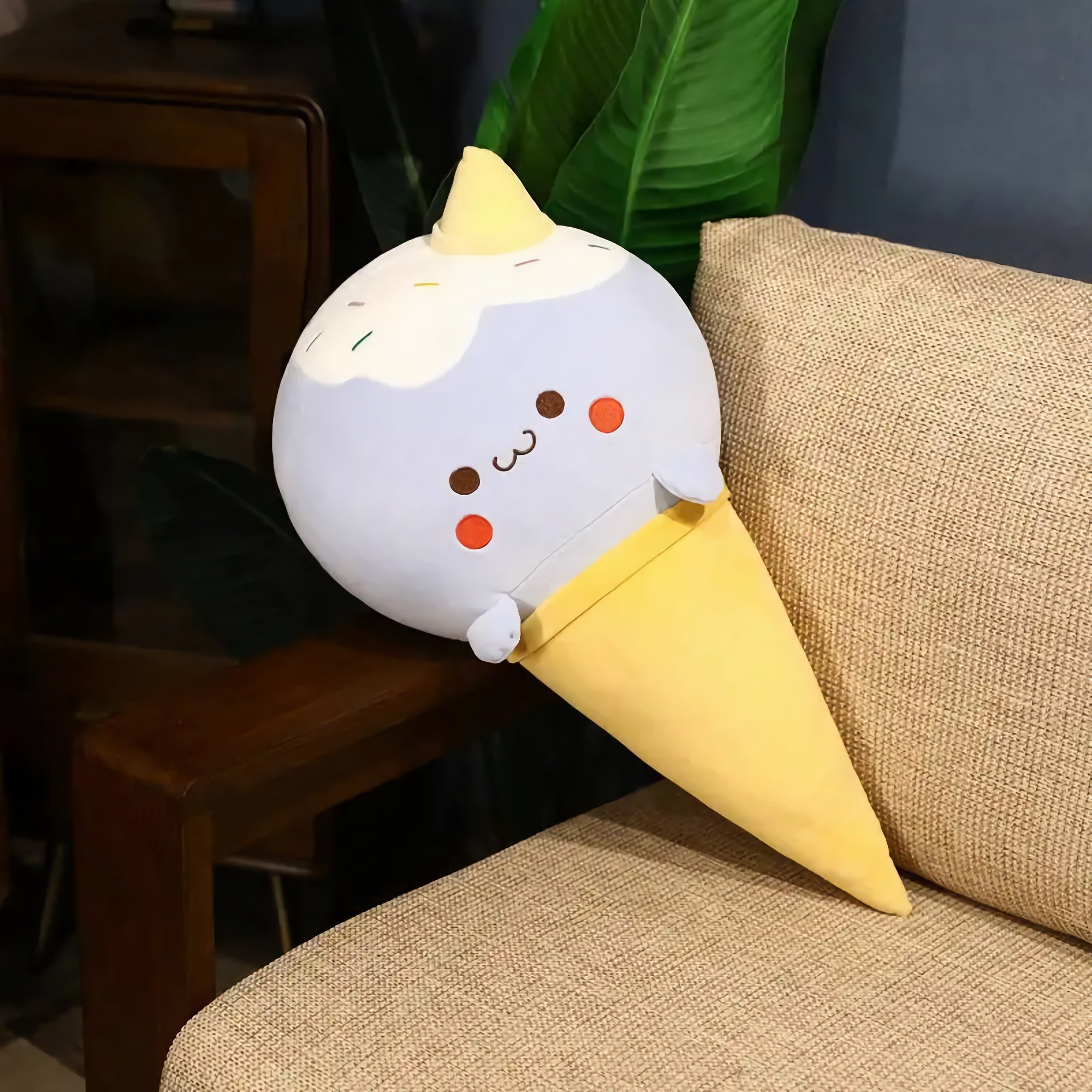 Cone Cuties, Kawaii Ice Cream Plush Cushions