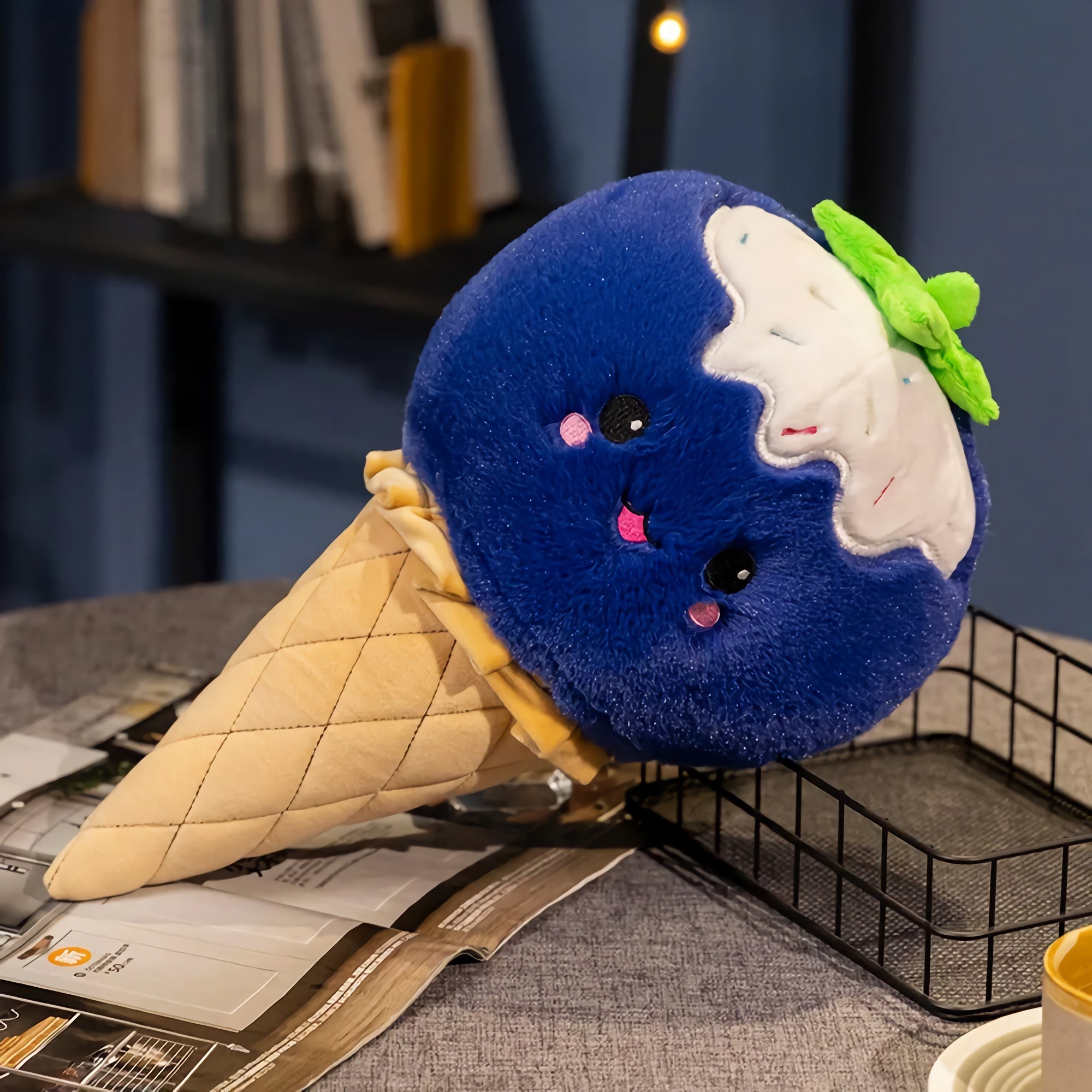 Sprinkle Swirl Scoops, Plush Ice Cream Cone Cuties