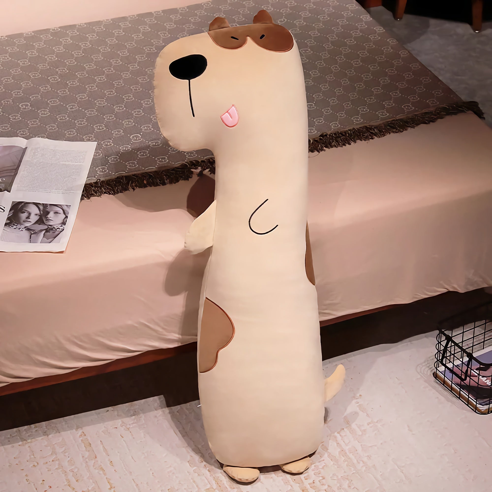 Lanky Pups Looong Plush Dog Pillows
