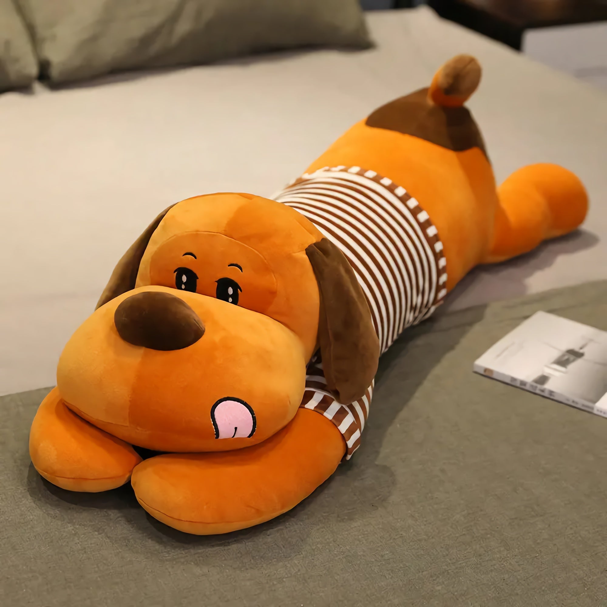 Tongue-Out Pup Soft Dog Plush