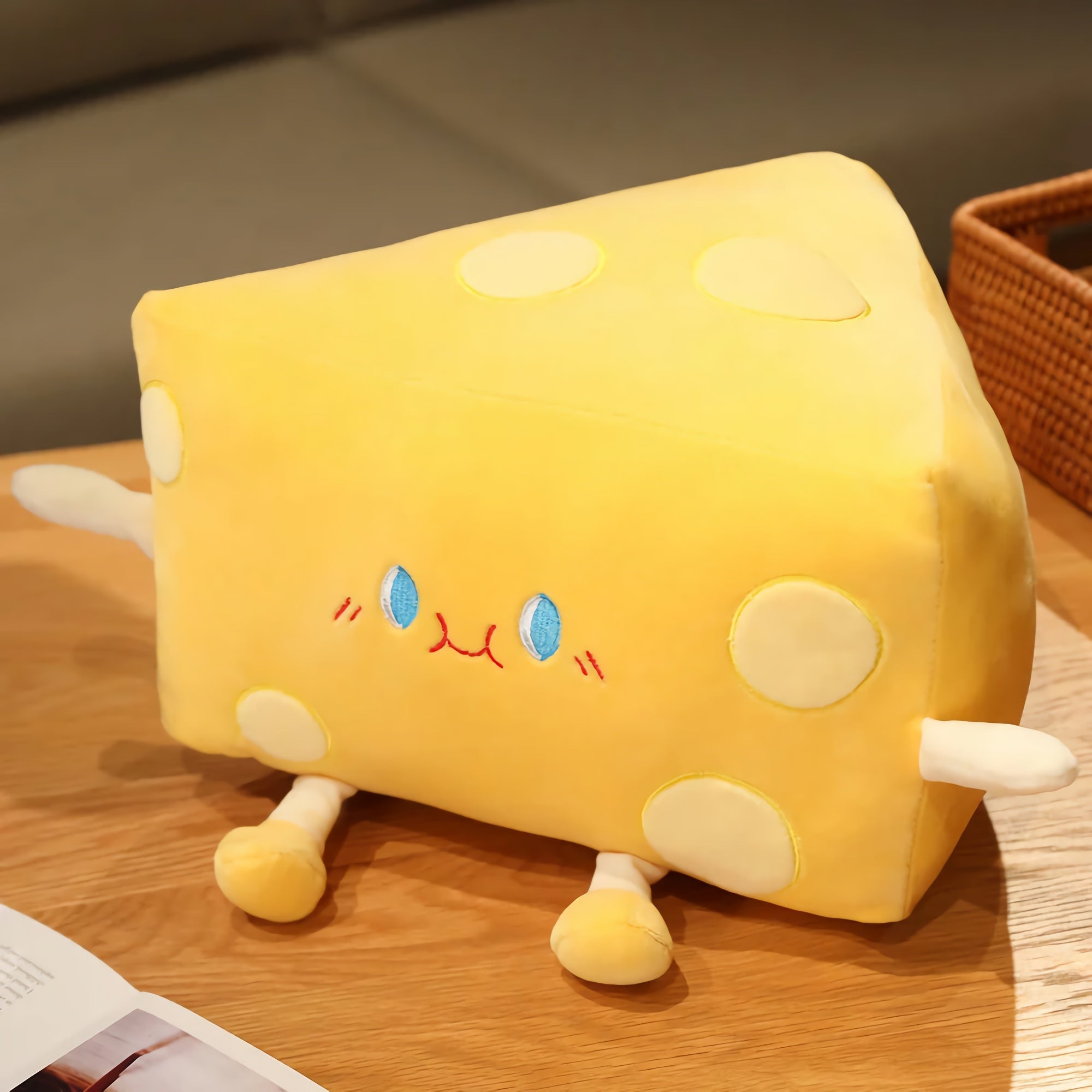 Cheddar Chonks - Kawaii Cheese Slice Plushies