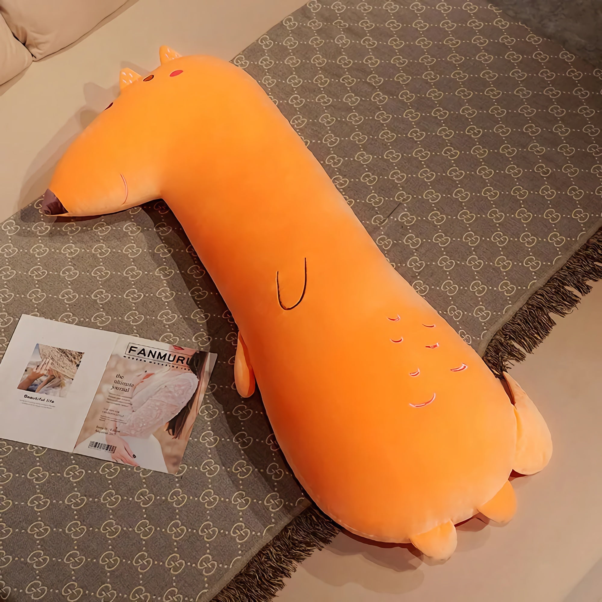 Cute Long Curved Animal Plushie