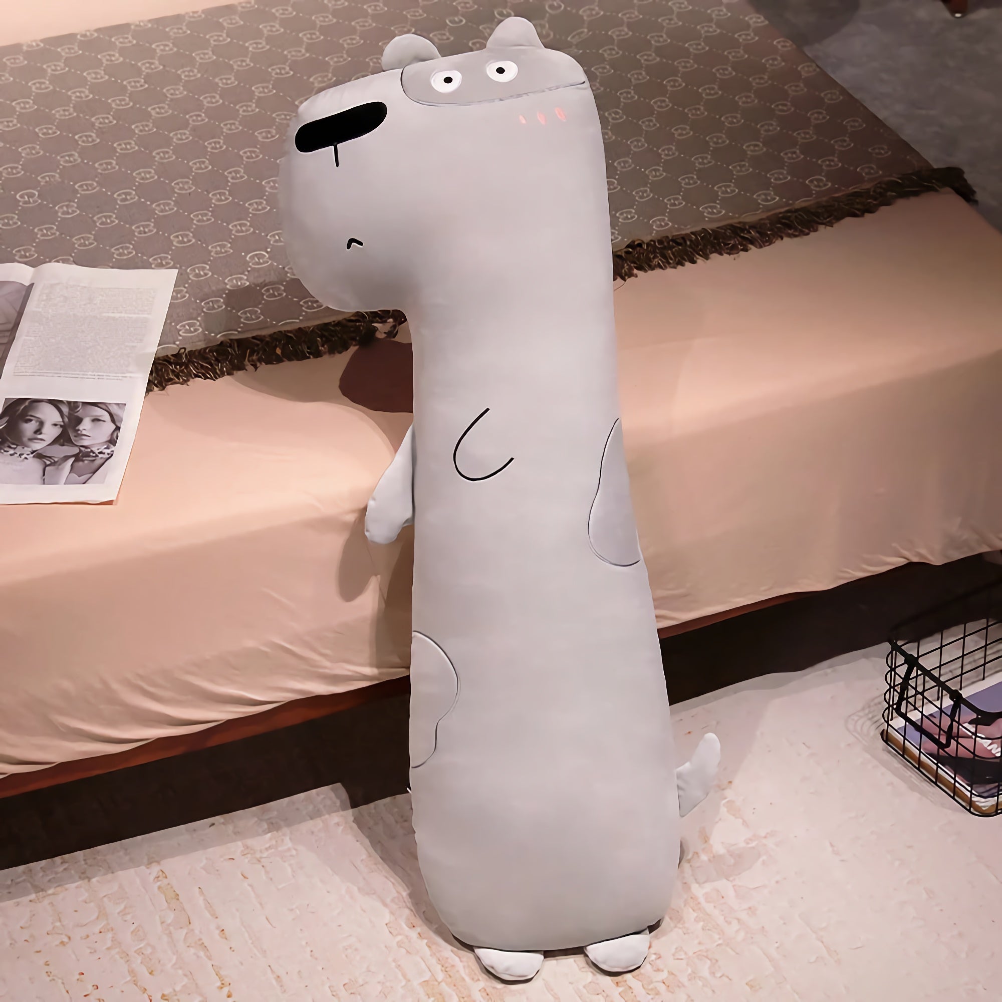 Lanky Pups Looong Plush Dog Pillows