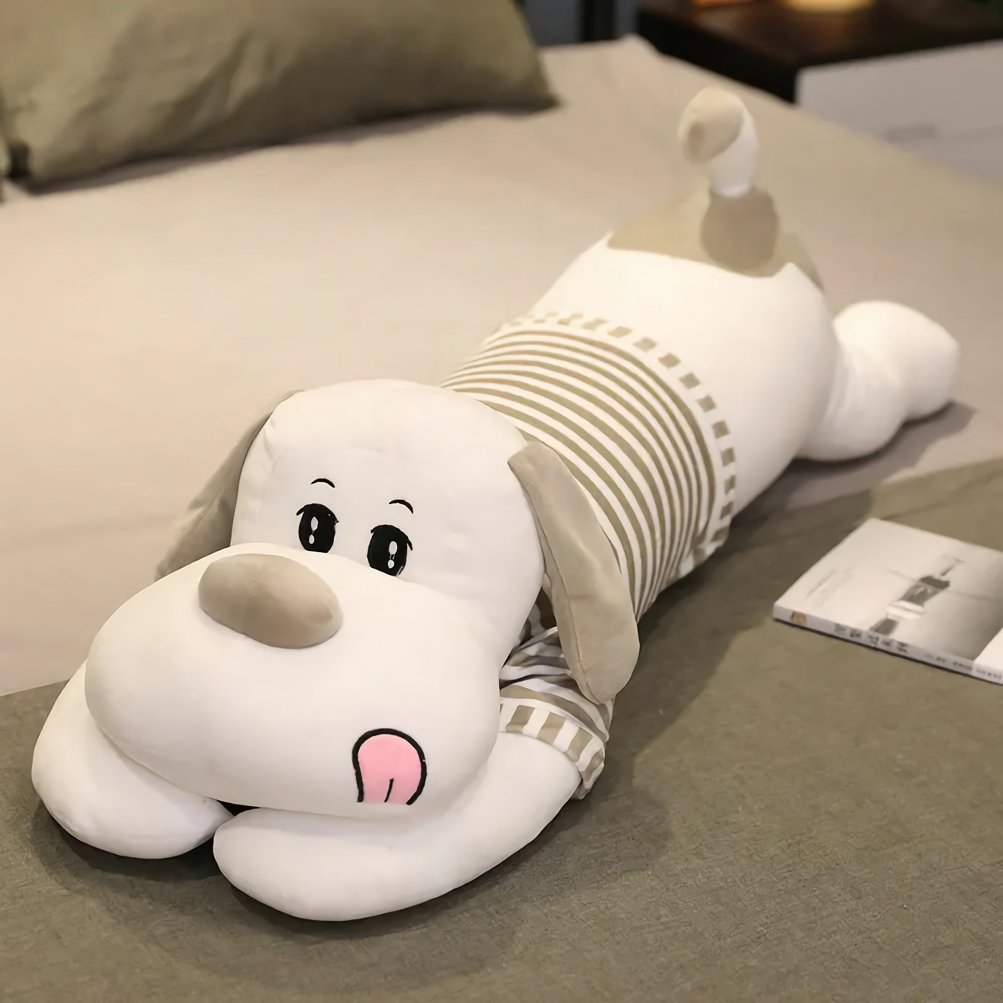 Tongue-Out Pup Soft Dog Plush