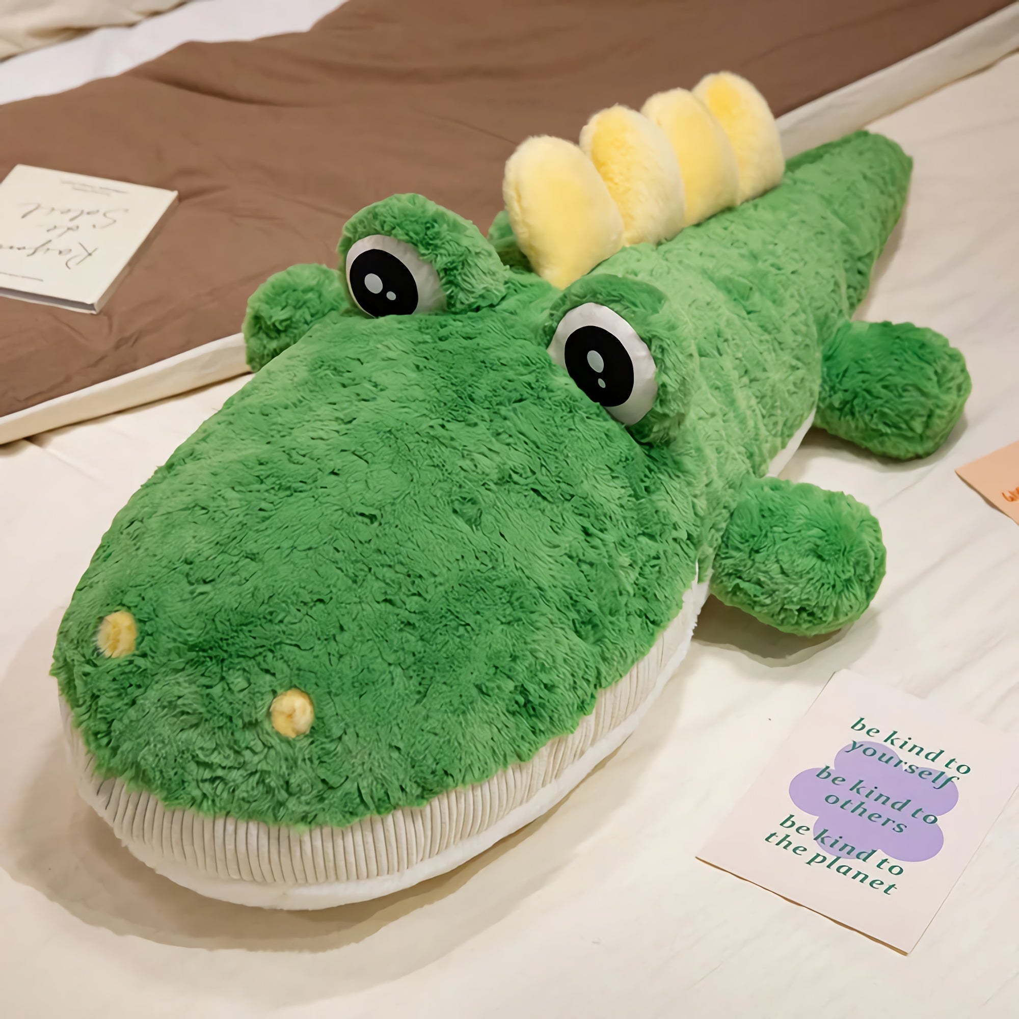 SnuggleGator Jumbo Crocodile Plushie