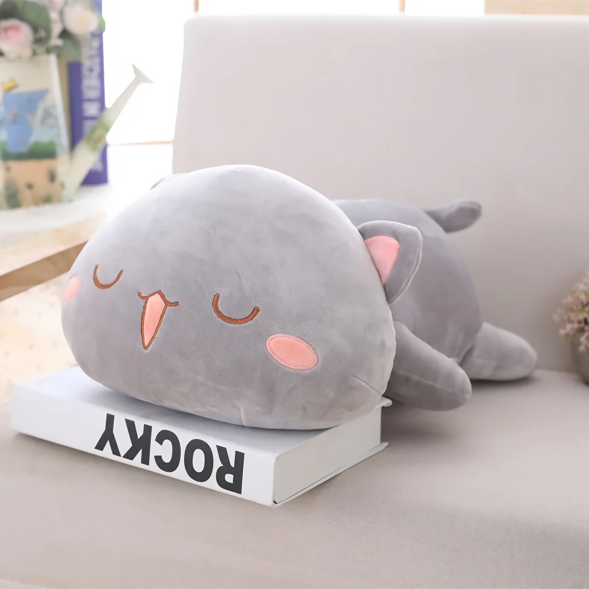 Squishy Stack Cats Adorably Plump Stuffed Animal Pillows