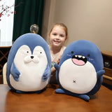 Arctic Pals Kids Travel Blanket & Plush Pillow Set - Hops and Pops - Cute - Plushies - Kawaii - Features: Two in One