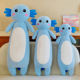 Axolotl Stuffed Looong Plushie - Hops and Pops - Cute - Plushies - Kawaii - Axolotl Plush - Stuffed Animals