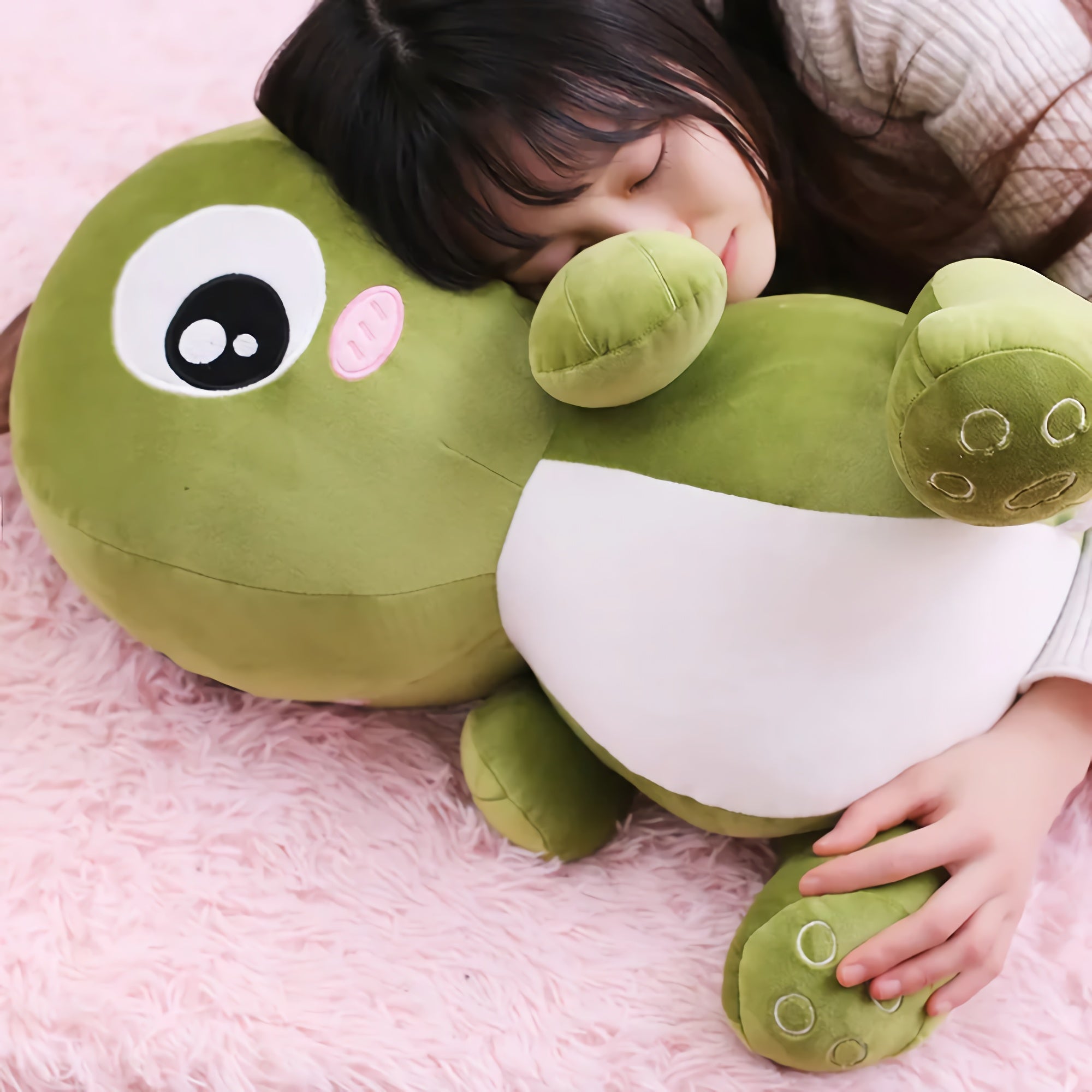 Baby Dino Big-Eyed Plush Dinosaur - Hops and Pops - Cute - Plushies - Kawaii - Dinosaur Plush - Green