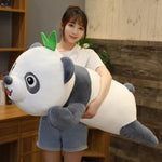 Bamboo Snooze Panda Plushies - Hops and Pops - Cute - Plushies - Kawaii - Panda Plush - Shape: Long