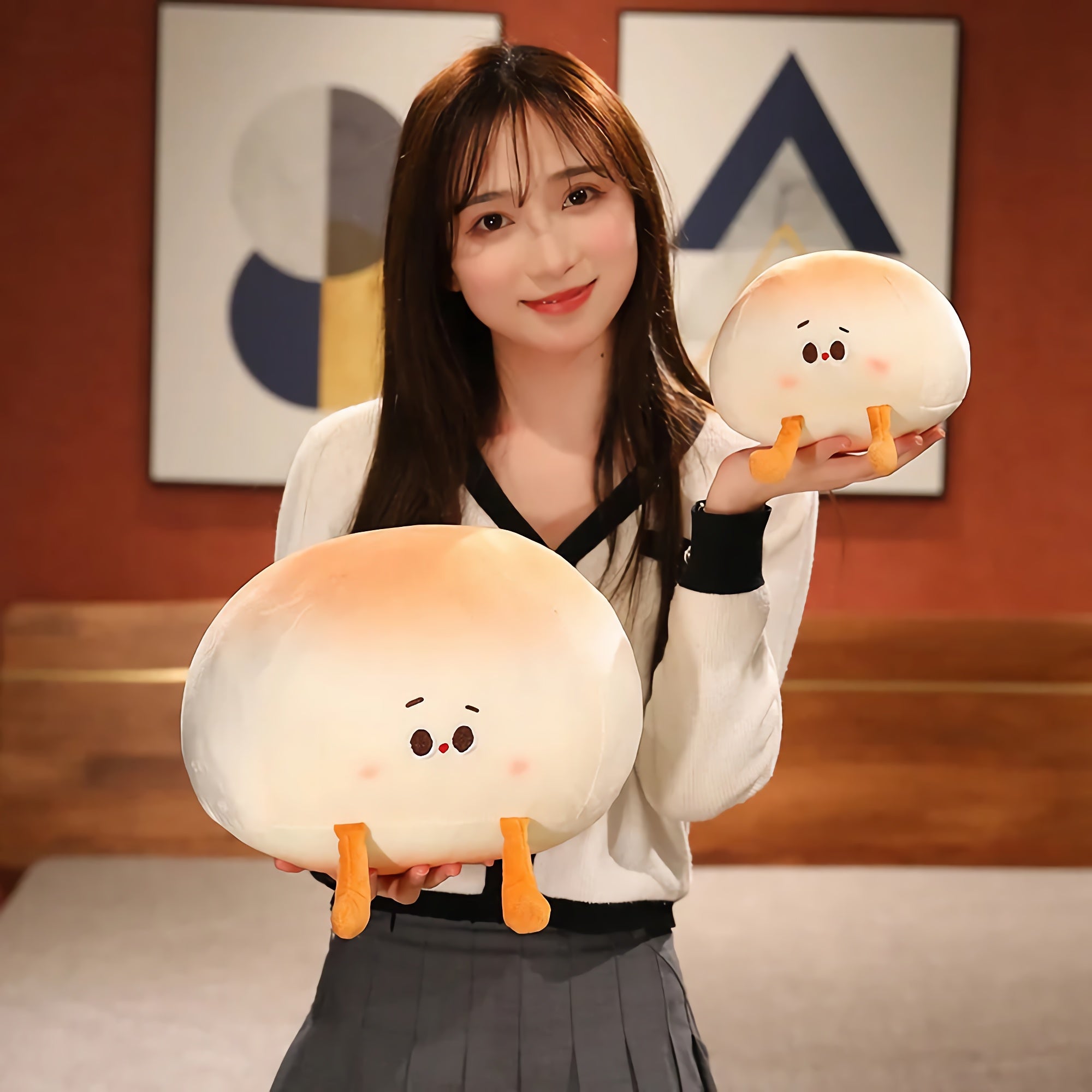Bao Buddies - Chubby Bun Plush Pillows - Hops and Pops - Cute - Plushies - Kawaii - Stuffed Animals