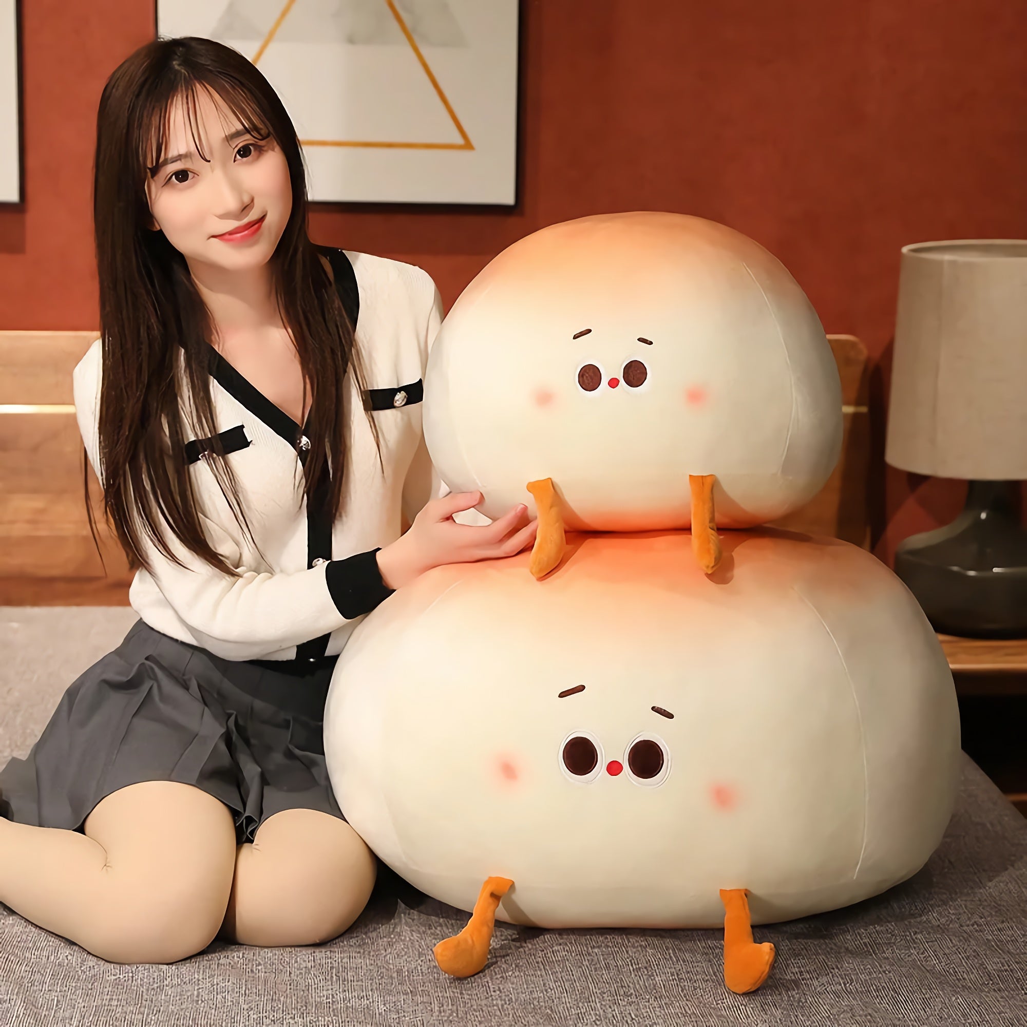 Bao Buddies - Chubby Bun Plush Pillows - Hops and Pops - Cute - Plushies - Kawaii - Stuffed Animals