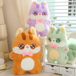 Big-Eyed Bowtie Kittens Plush Stuffed Animal - Hops and Pops - Cute - Plushies - Kawaii - Cat Plush - Stuffed Animals