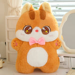 Big-Eyed Bowtie Kittens Plush Stuffed Animal - Hops and Pops - Cute - Plushies - Kawaii - Cat Plush - Stuffed Animals