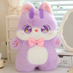 Big-Eyed Bowtie Kittens Plush Stuffed Animal - Hops and Pops - Cute - Plushies - Kawaii - Cat Plush - Stuffed Animals