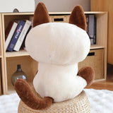 Big-Eyed Siamese Cat Stuffed Animal Plush - Hops and Pops - Cute - Plushies - Kawaii - Cat Plush - Stuffed Animals