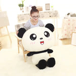 Big-Head Panda Plush - Hops and Pops - Cute - Plushies - Kawaii - Panda Plush - Features: Large Face
