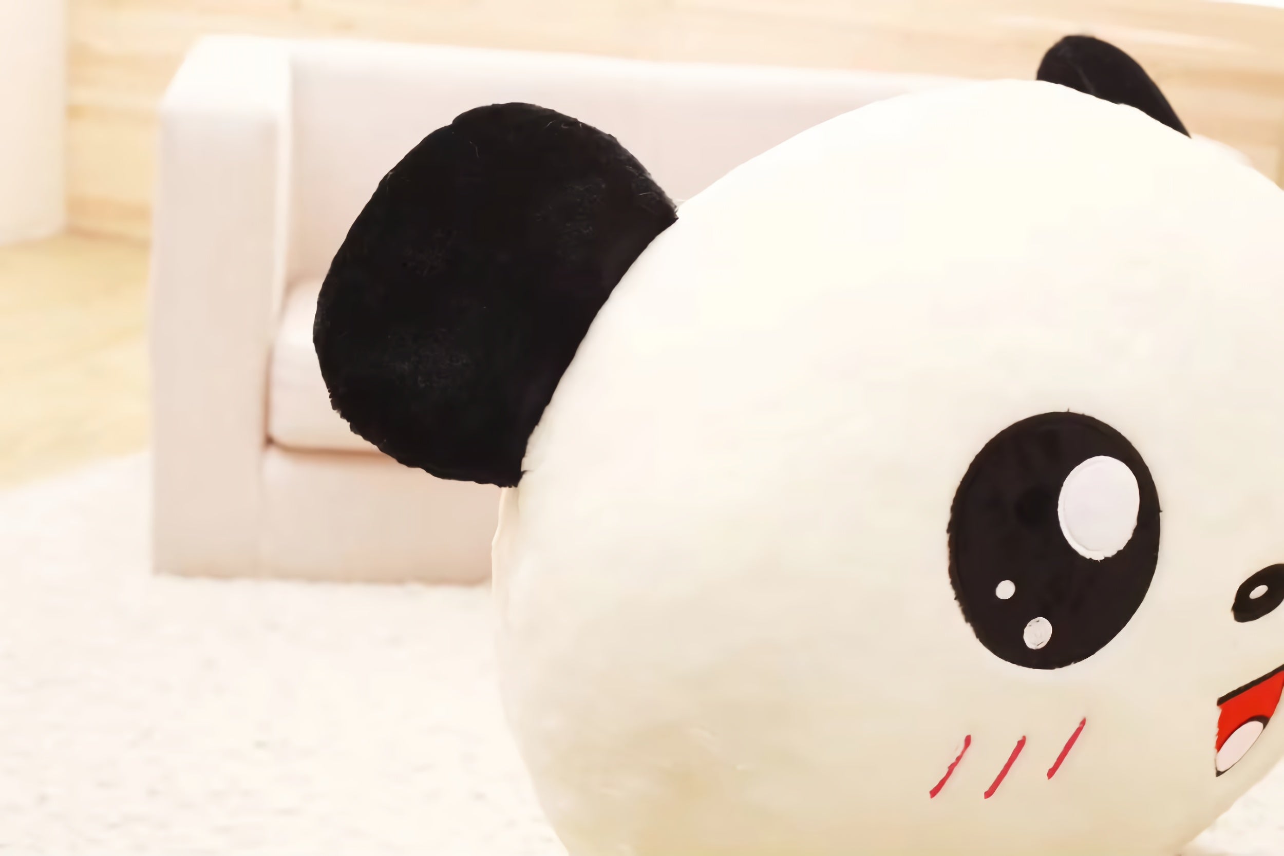 Big-Head Panda Plush - Hops and Pops - Cute - Plushies - Kawaii - Panda Plush - Stuffed Animals