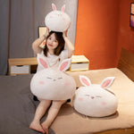 Bun Bloop Bunny Plushies - Hops and Pops - Cute - Plushies - Kawaii - Rabbit Plush - Happy Plush, Angry/Grumpy Plush, Blushing Plush