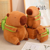 CapyNap Turtlepack Capybara Plushie - Hops and Pops - Cute - Plushies - Kawaii - Capybara Plush - Sleepy Plush, Relaxed Plush