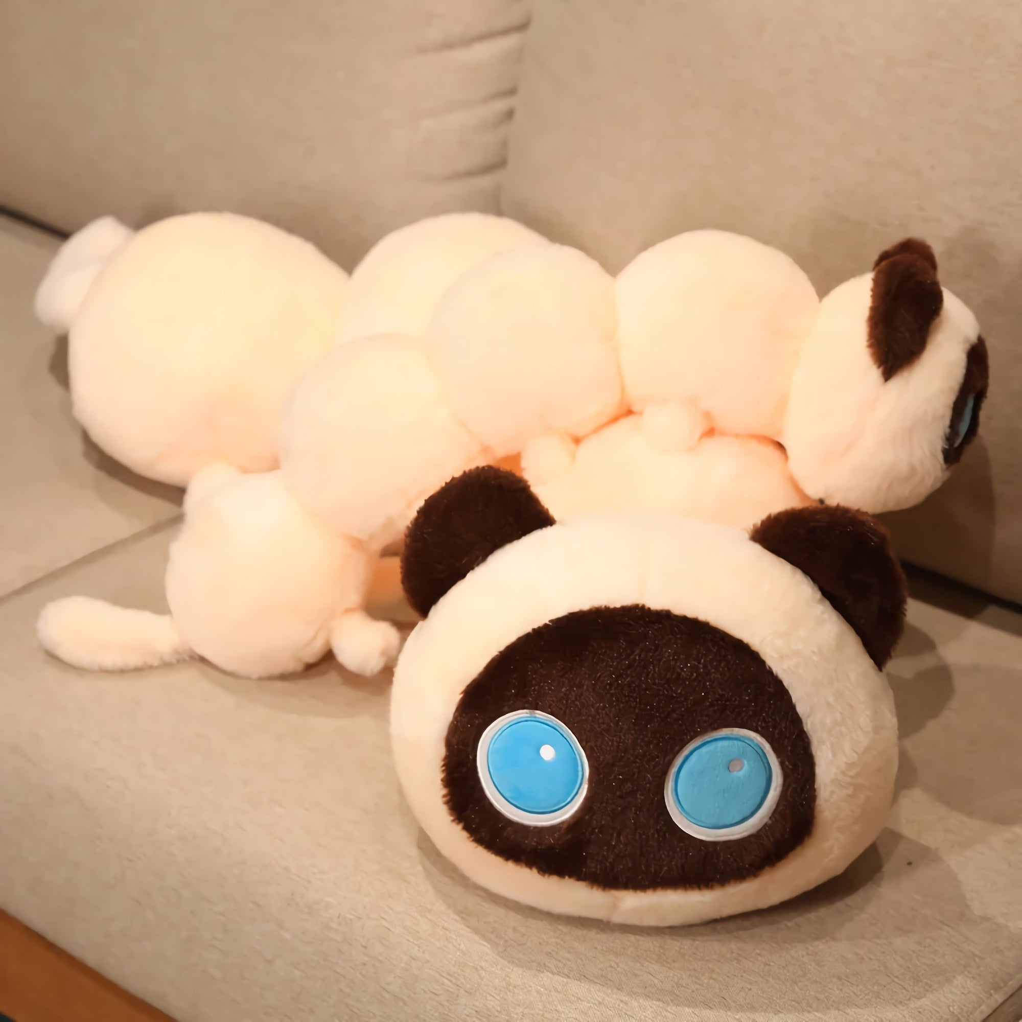 Caterpurr Cats - The Adorably Long Cat Plushies - Hops and Pops - Cute - Plushies - Kawaii - Cat Plush - Stuffed Animals