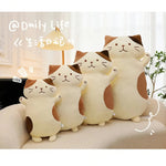 Chonky Belly Cat Looong Plushie - Hops and Pops - Cute - Plushies - Kawaii - Cat Plush - Stuffed Animals