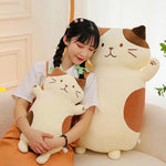 Chonky Belly Cat Looong Plushie - Hops and Pops - Cute - Plushies - Kawaii - Cat Plush - Stuffed Animals