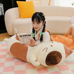 Chonky Belly Cat Looong Plushie - Hops and Pops - Cute - Plushies - Kawaii - Cat Plush - Theme: Kawaii/Cute
