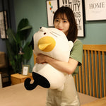 Chubby Cat Cuddle Plush - Hops and Pops - Cute - Plushies - Kawaii - Cat Plush - Shape: Fat/Chubby