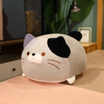 Chubby Cat Cuddle Plush - Hops and Pops - Cute - Plushies - Kawaii - Cat Plush - Stuffed Animals
